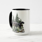 Die deutschen Drahthaar-Zeiger, Kunst Tasse (Vorderseite Links)