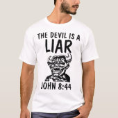 DIE DEVIA IST EIN LEICHTER, Christlicher T - Shirt (Vorderseite)
