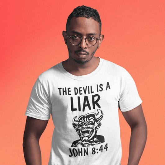 DIE DEVIL (Satan) IST EIN LEICHTER, Christlicher T T-Shirt