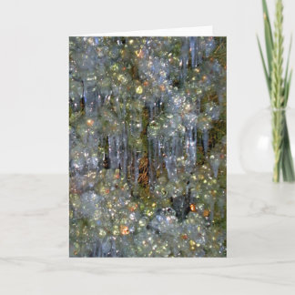 Die Diamanten des Winters Feiertagskarte