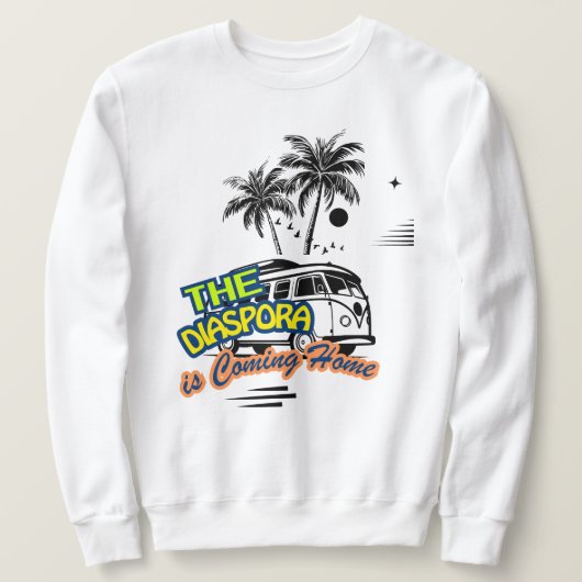 Die Diaspora kommt nach Hause | Basic Sweatshirt (Design vorne)
