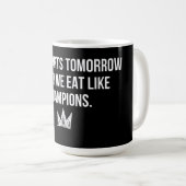 Die Diät beginnt morgen - heute essen wir wie Cham Kaffeetasse (VorderseiteRechts)