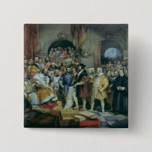 Die Diät der Helme, am 19. April 1529 Button (Vorderseite)