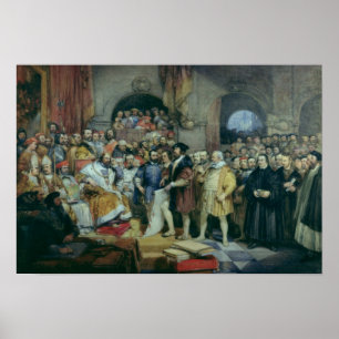 Die Diät der Helme, am 19. April 1529 Poster