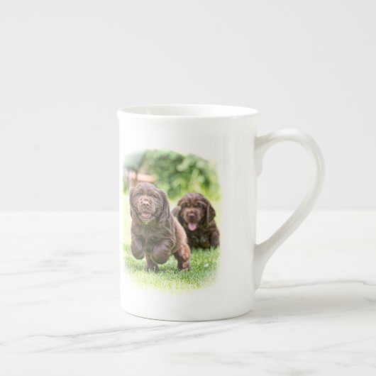 Die DIBBLE Knochen-China-Tasse "Blick heraus kommt Porzellantasse (Rechts)