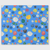 Die Dice Die Board Game Casino Gambling Muster Geschenkpapier (Flach)