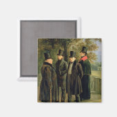 Die Dichter Aleksandr Pushkin Magnet (Vorderseite/Rückseite)