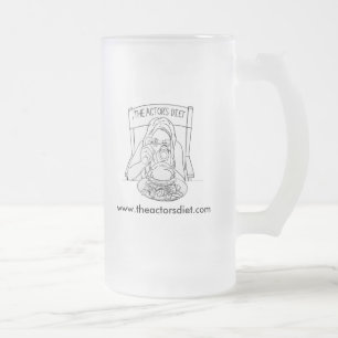 Die Die Diät-mattierte Tasse des Schauspielers