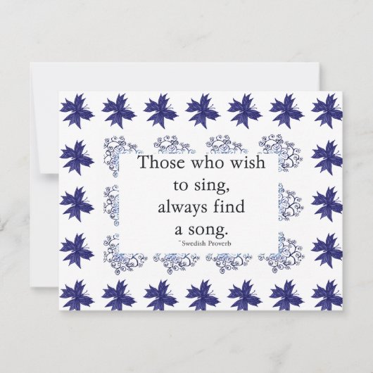 Die, die Einladung singen möchten (Vorderseite)