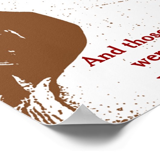 Die, die gesehen wurden - Poster-Kunst Poster (Ecke)