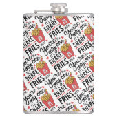 Die, die ich meine Freunde mit lustigen Valentinen Flachmann (Vorderseite)