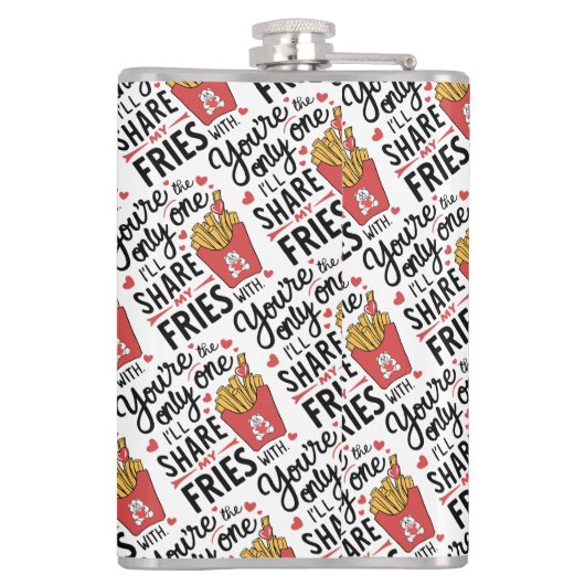 Die, die ich meine Freunde mit lustigen Valentinen Flachmann (Rückseite)