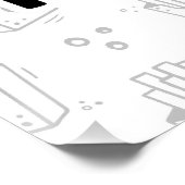 Die, die ich meine Freunde mit lustigen Valentinen Poster (Ecke)