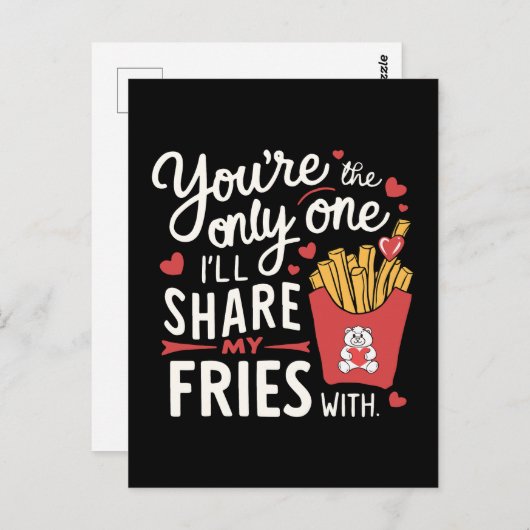 Die, die ich meine Freunde mit lustigen Valentinen Postkarte (Vorne/Hinten)