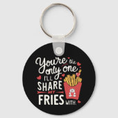 Die, die ich meine Freunde mit lustigen Valentinen Schlüsselanhänger (Rückseite)