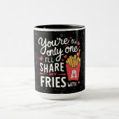 Die, die ich meine Freunde mit lustigen Valentinen Tasse (Zentrum)