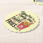 Die, die ich meine Freunde mit lustigen Valentinen Untersetzer (angewinkelt)