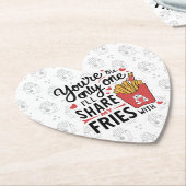 Die, die ich meine Freunde mit lustigen Valentinen Untersetzer (angewinkelt)