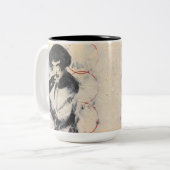 Die, die ist... zweifarbige tasse (Vorderseite Links)