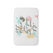 Die, die nicht springen, fliegen nie badematte (Vorderseite Vertikal)