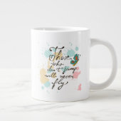 Die, die nicht springen, fliegen nie Jumbo-Tasse (Rechts)