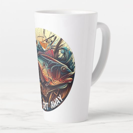 Die, die vom Fischfang Got hat Milchtasse (Rechte Ecke)