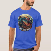Die, die vom Fischfang Got hat T-Shirt (Vorderseite)