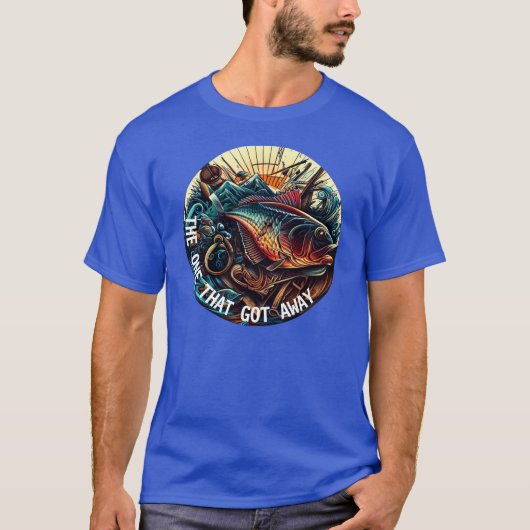 Die, die vom Fischfang Got hat T-Shirt (Vorderseite)