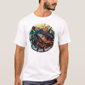 Die, die vom Fischfang Got hat T-Shirt (Vorderseite)