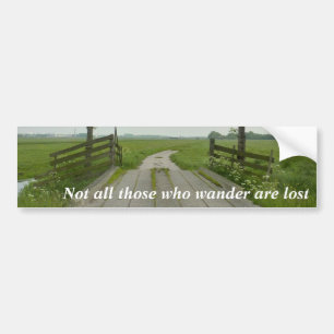 Die, die wandern autoaufkleber