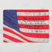 Die, die wir Liebe Memorial Service, amerikanische Programm (Vorderseite)