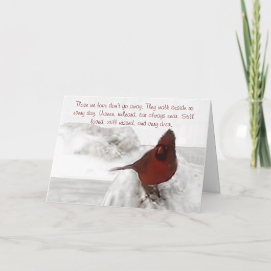 "Die, die wir Liebe nicht verschwinden lassen" Karte (Vorderseite)