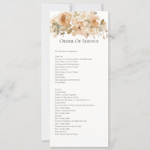 Die Dienstkarte wird in grün und pfirsichfarben an Einladung