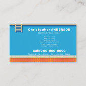 Die Dienstleistungen des Swimmingpools Visitenkarte (Vorderseite)