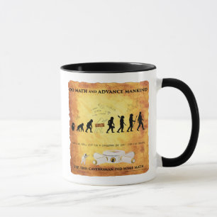Die diese Kaffee-Tasse intelligente Cavewoman tut Tasse