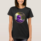 Die digitale Kunst der Amethyst Orb T-Shirt (Vorderseite)