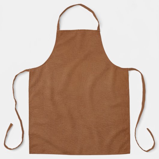 Die digitale Printwerbung von Light Brown Leather Schürze (Vorderseite)