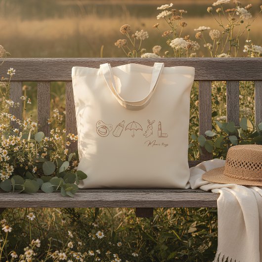 Die Dinge der Mama Alltagsessentials Carrier Tragetasche