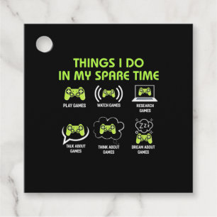 Die Dinge, die Gamer in spärlicher Zeit tun Geschenkanhänger