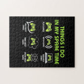 Die Dinge, die Gamer in spärlicher Zeit tun Puzzle (Horizontal)