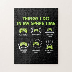 Die Dinge, die Gamer in spärlicher Zeit tun Puzzle