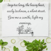 Die Dinge, die ich mag Geschirrtuch (Gefaltet)