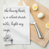 Die Dinge, die ich mag Geschirrtuch (Viertel Falte)