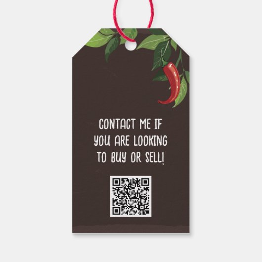 Die Dinge erhitzen sich in echtem Anwesen, Hot Sau Geschenkanhänger (Rückseite)