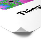 Die Dinge fangen gerade an, aufregend zu werden! Poster (Ecke)