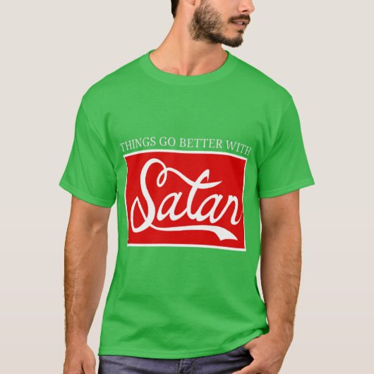 Die Dinge gehen besser mit Satan-Junge T-Shirt (Vorderseite)