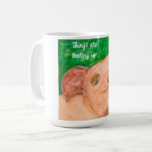 Die Dinge sehen gut aus Kaffeetasse (Vorderseite Links)