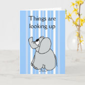 Die Dinge sehen nach - GREETING CARD Karte (Gelbe Blume)