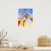 "Die Dinge sehen nach oben" Poster (Küche)