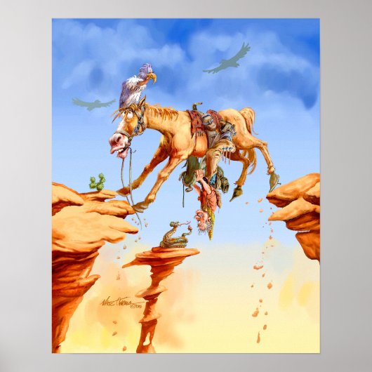 "Die Dinge sehen nach oben" Poster (Vorne)